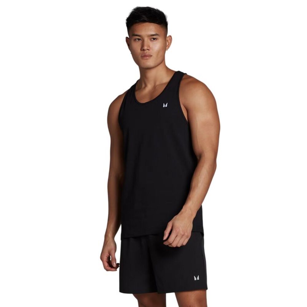 MyProtein Mens Regular Tank Top / Black
